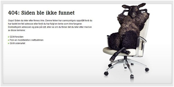 獨特的404頁面設計